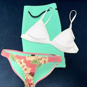 Triangl Set + Bag! (Confetti Garden Pink Posie)